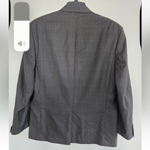 Lauren Ralph Lauren Sports Coat Men 44R Gray 100% Wool 2button Pinstripe Career - Picture 10 of 12
